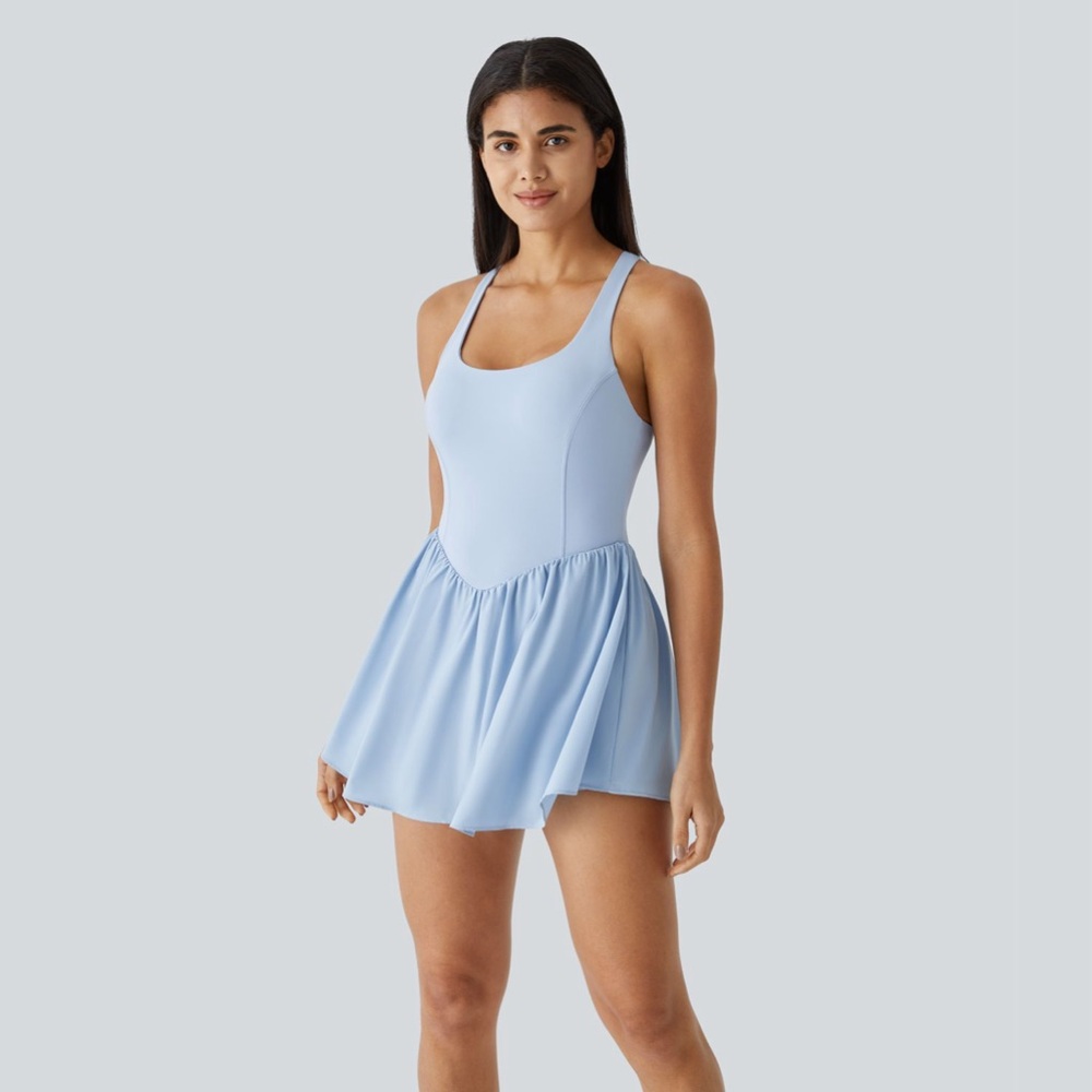 Two HALARA Breezeful Backless Corset 2-in-1 Pocket Mini Quick Dry Active Dresses